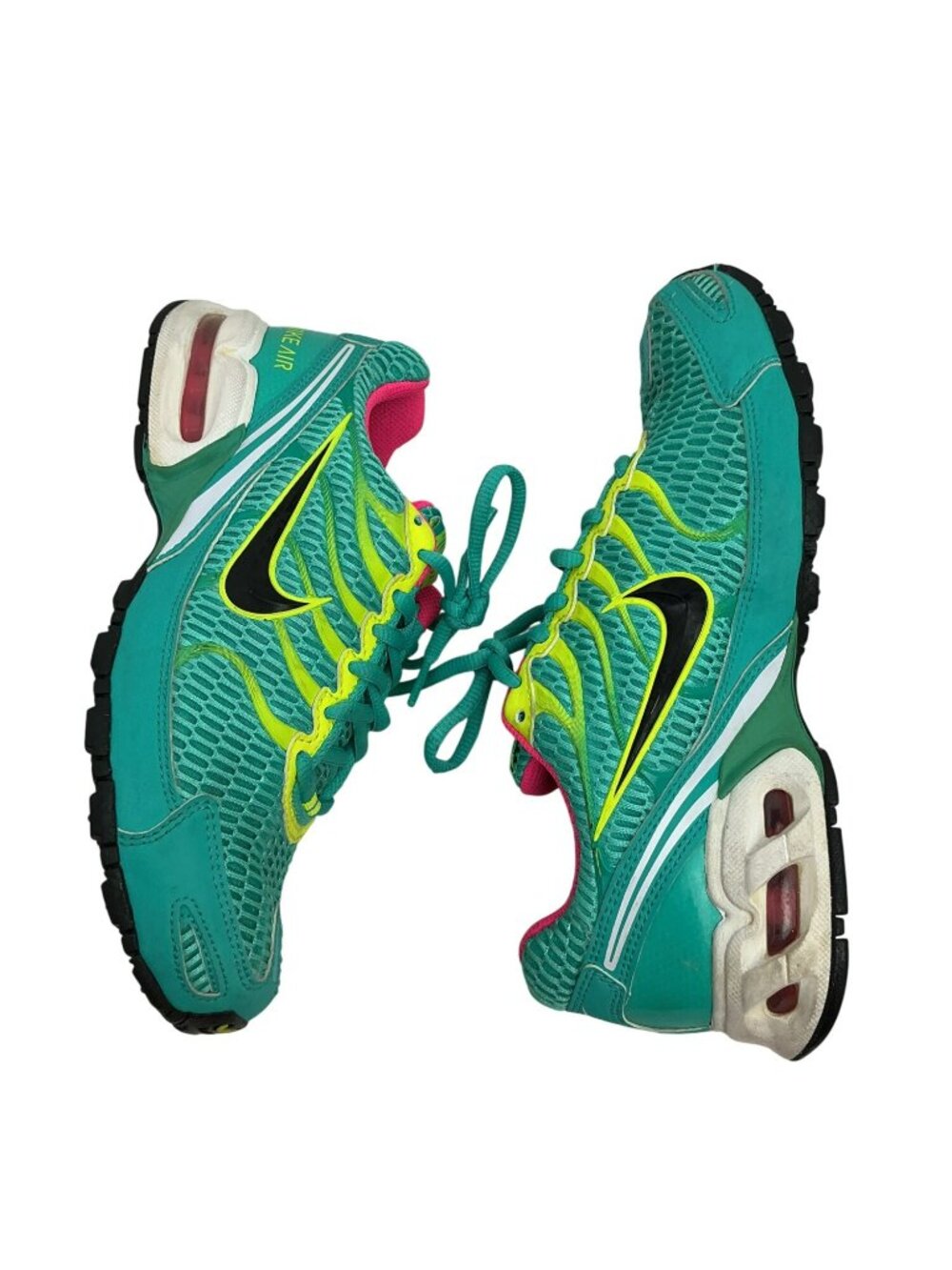 Nike Air Max Torch 4 Running Shoes Sneakers Womens 7.5 Teal/Yellow/Pink - Picture 4 of 10
